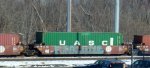 BNSF 270470E and one container